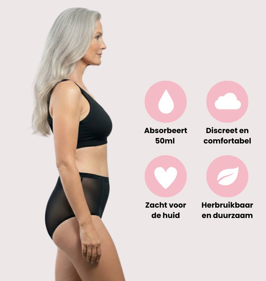 Brief met kant - Gemiddeld Urineverlies